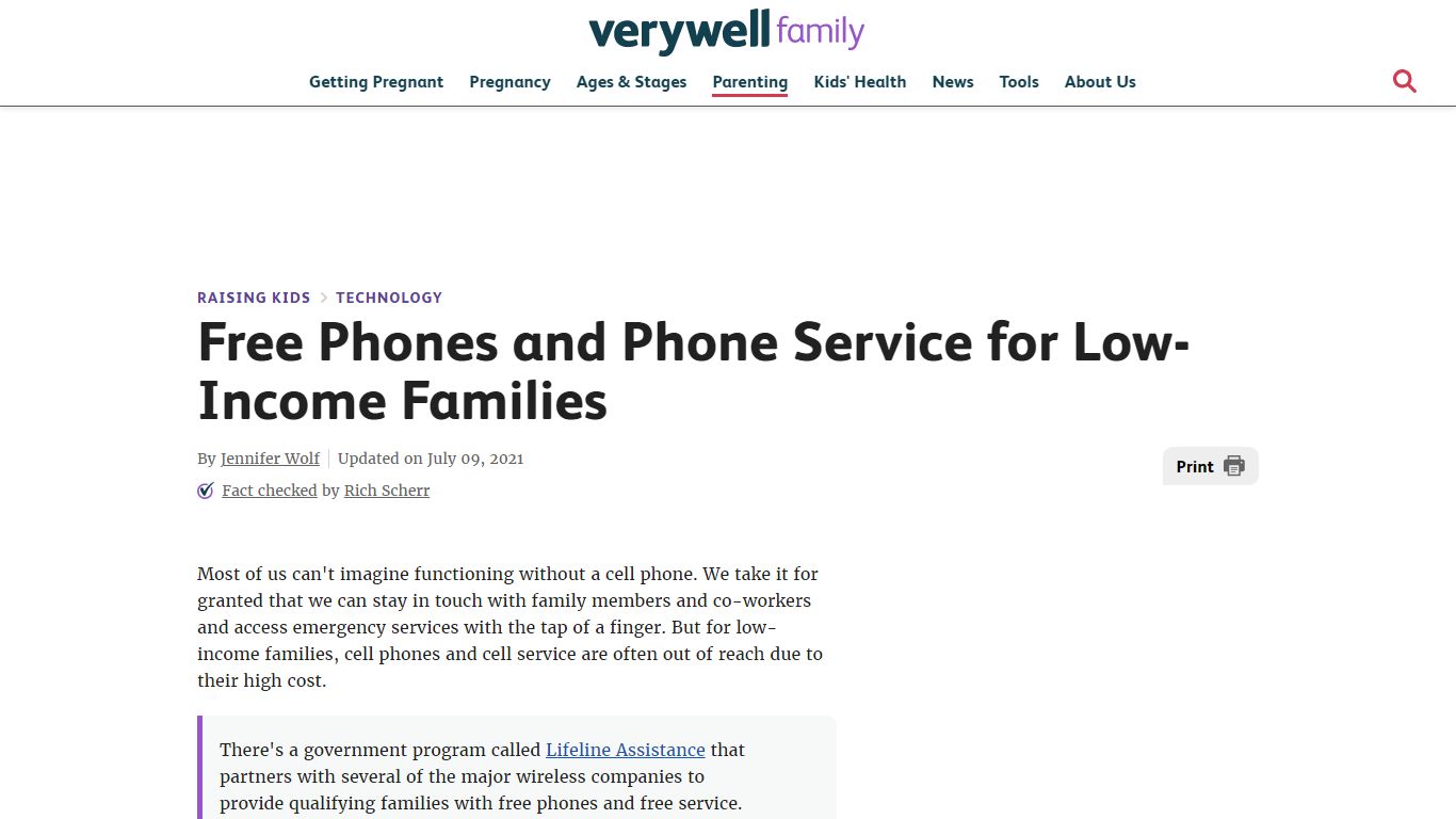 Free Phones and Phone Service for Low-Income Families - Verywell Family